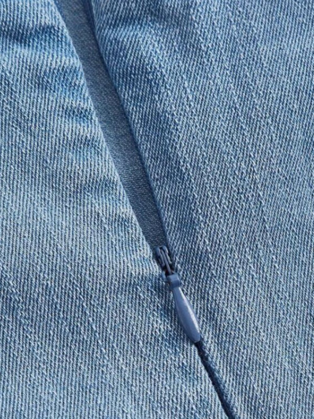 SHEIN Light Blue Denim Mini Dress - Picture 3 of 6